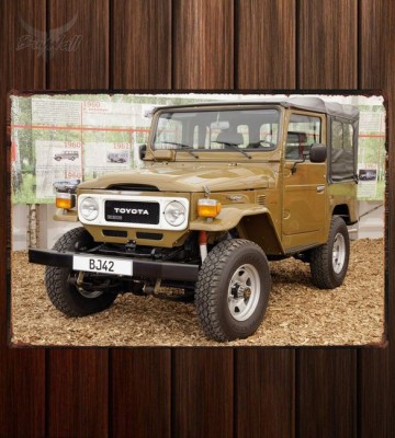 Металлическая табличка Toyota Land Cruiser Canvas Тop (BJ40)